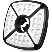 Los mejores  - Upgrade Lampara para Sombrillas de Camping-Jardín-Playa 32 LED Recargable USB Incorporada de 2600 mAh Pilas 2 Modos de…